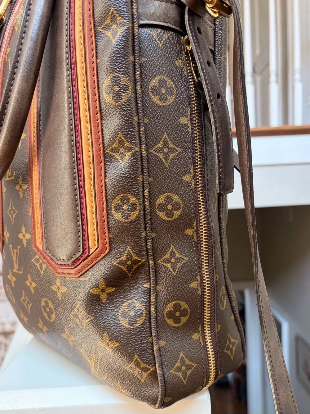 Louis Vuitton Bequia Porte Document Vertical bag
